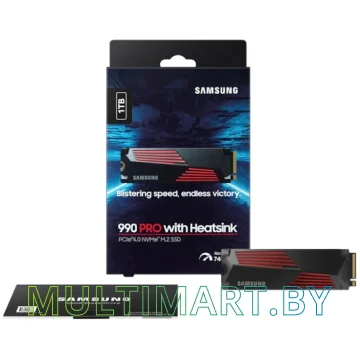 SSD диск Samsung 990 Pro с радиатором 1TB (MZ-V9P1T0CW) картинка 3